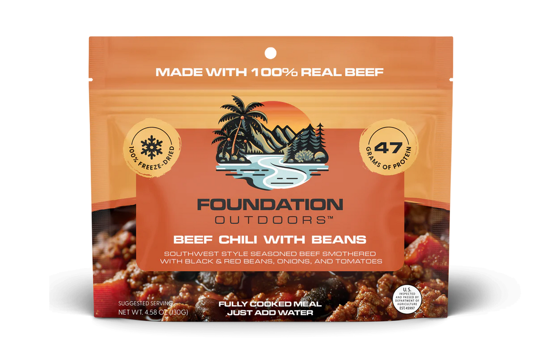 FOUNDATION Outdoors Beef Chili with Beans