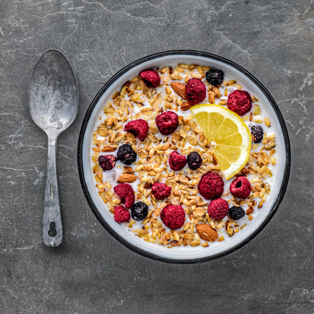 Angry Pika Lemon Berry Granola Breakfast