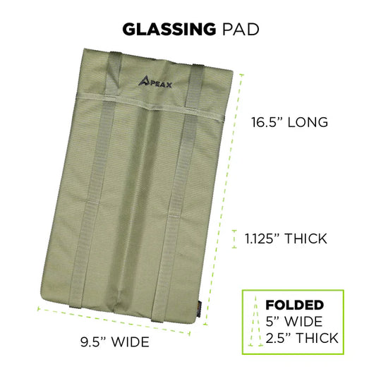 Peax Glassing Pad dimensions
