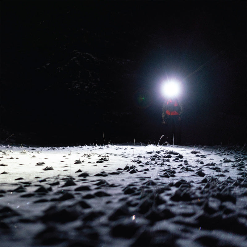 PEAX Backcountry Duo Headlamp in field