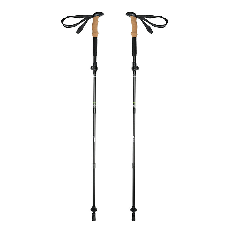 PEAX Backcountry Z (Cork) Trekking Poles extended