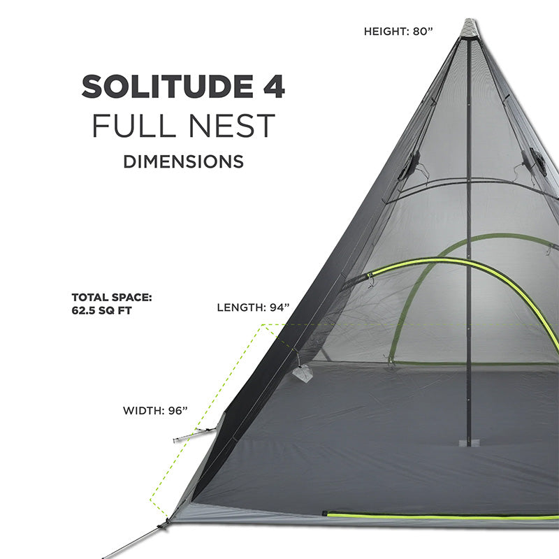 PEAX Solitude 4 Full Nest dimensions