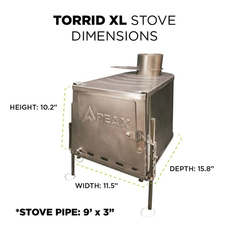 PEAX Torrid XL Hot Tent Stove