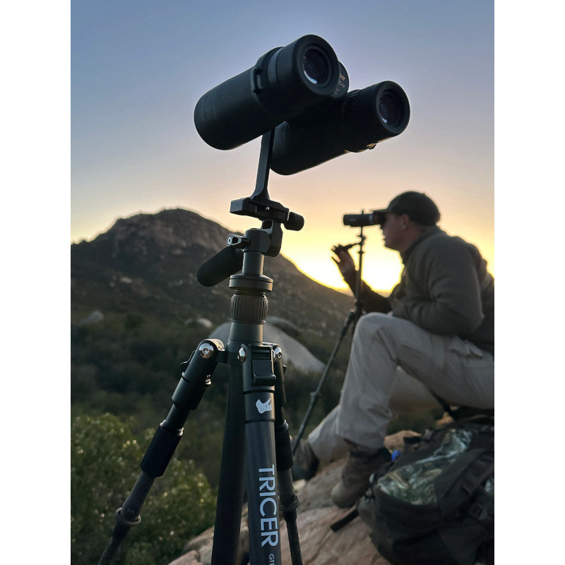Tricer LP Panhead Ultralight Side View Field Image Tricer-LP in field on tripod